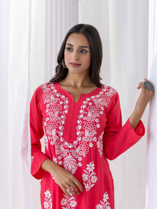 Anju Fabric presents Mannat vol-4 silk designer kurtis with Afghani pant  and dupatta collection
